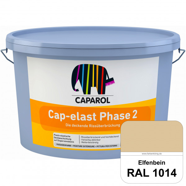 Cap-elast Phase 2 (RAL 1014 Elfenbein) Sanierung gerissener Putzfassaden und Betonflächen
