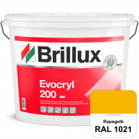 Evocryl 200 (RAL 1021 Rapsgelb) Verschmutzungsunempfindliche 100% Reinacrylat Fassadenfarbe