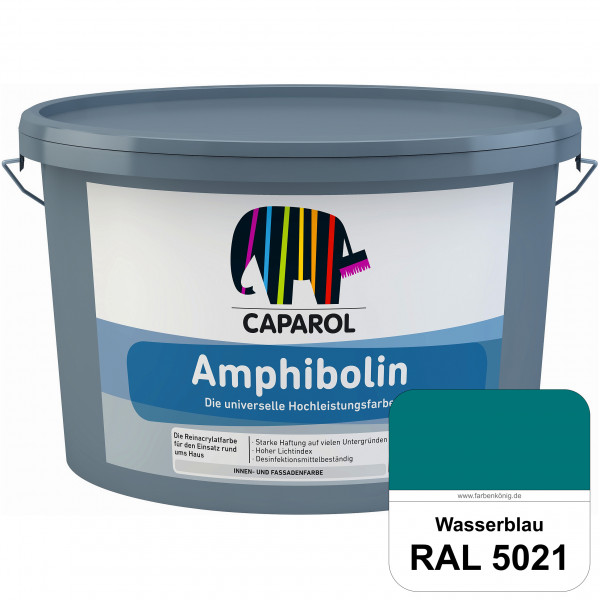 Amphibolin (RAL 5021 Wasserblau) Universalfarbe auf Reinacrylbasis innen & außen