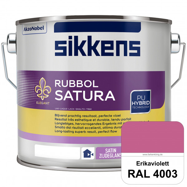 Rubbol Satura (RAL 4003 Erikaviolett) seidenglänzender Lack (lösemittelhaltig) innen & außen