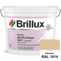 CreaGlas 2K-PU-Finish 3471 (RAL 1014 Elfenbein) seidenglänzende 2K-Beschichtung für extrem robuste D