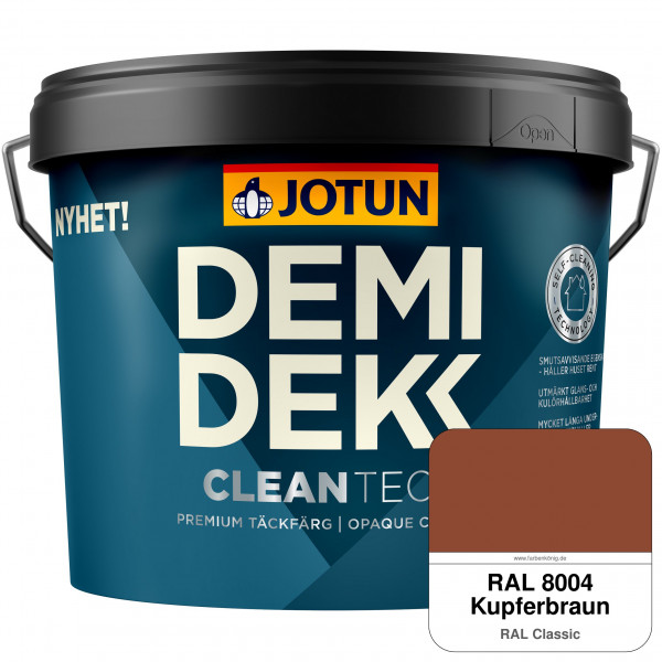 DEMIDEKK Cleantech (ehemals Demidekk Optimal, Demidekk Ultimate Täckfärg) - Deckende Holzfarbe für A