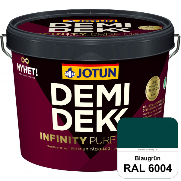 DEMIDEKK Infinity Pure Mat (ehemals Demidekk Ultimate Helmatt) - Deckende, matte Holzfarbe (RAL 6004