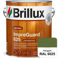 ImpraGuard 625 (RAL 6025 Farngrün) imprägnierende Lasur (lösemittelhaltig) für allen Laub- und Nadel