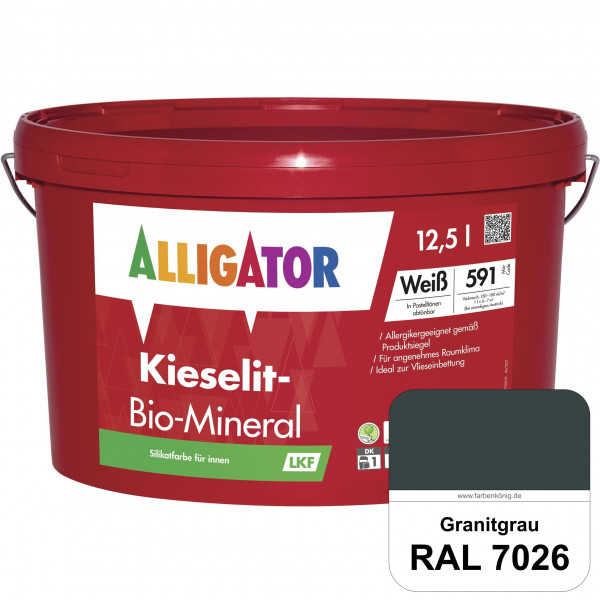 Kieselit-Bio-Mineral LKF (RAL 7026 Granitgrau)