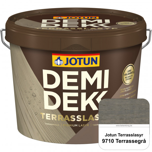 DEMIDEKK Terrasslasyr - Holzöl (9710 Terrassegrå)