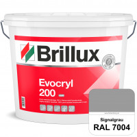 Evocryl 200 (RAL 7004 Signalgrau) Verschmutzungsunempfindliche 100% Reinacrylat Fassadenfarbe