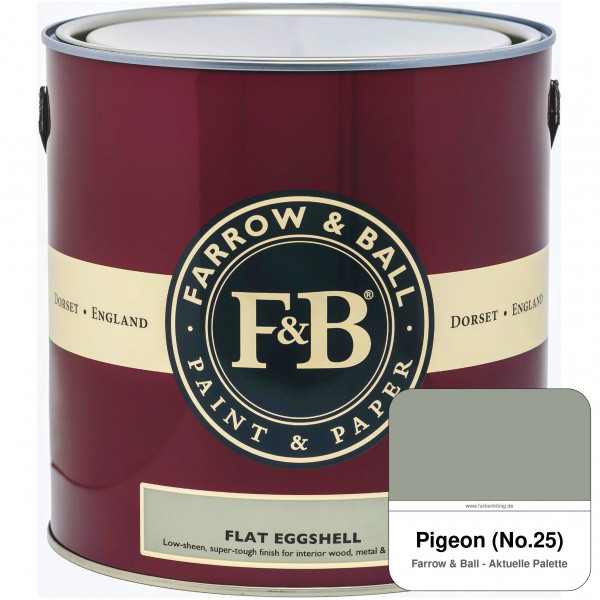 Flat Eggshell (Pigeon No. 25)