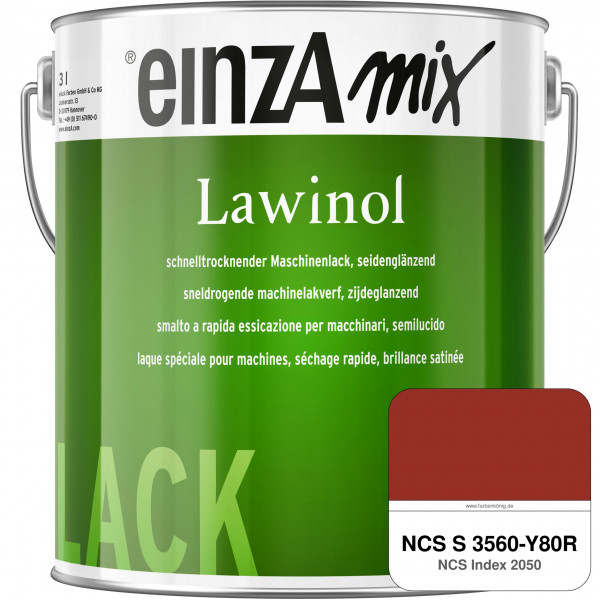 einzA Lawinol seidenglänzend (NCS S 3560-Y80R)