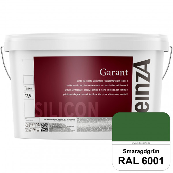 einzA Garant (RAL 6001 Smaragdgrün) elastische Siliconharz-Fassadenfarbe