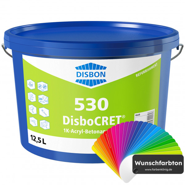 DisboCRET 530 1K-Acryl-Betonanstrich (Wunschfarbton)