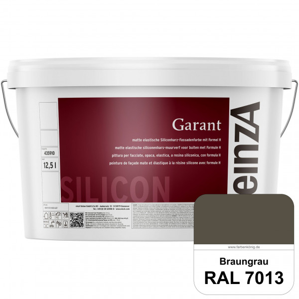 einzA Garant (RAL 7013 Braungrau) elastische Siliconharz-Fassadenfarbe