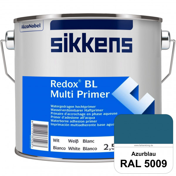 Redox BL Multi Primer (RAL 5009 Azurblau) Wasserbasierter Universalprimer und Korrosionsschutz (inne