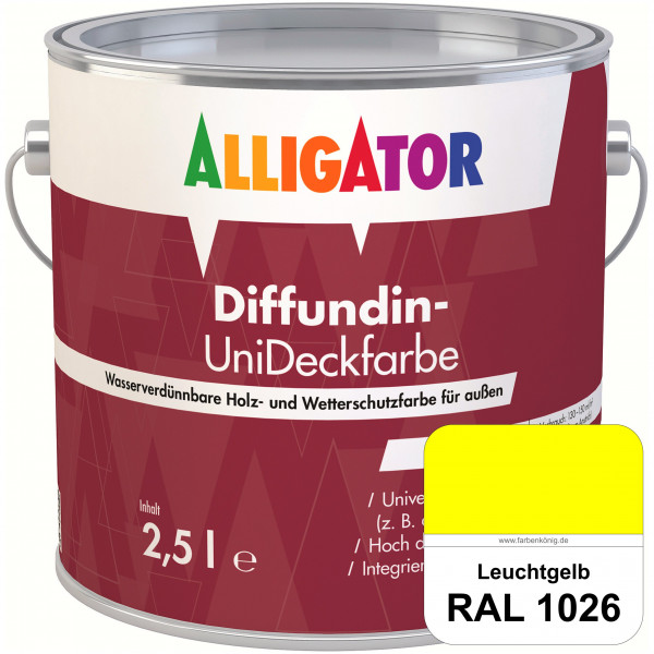 ALLIGATOR Diffundin-UniDeckfarbe (RAL 1026 Leuchtgelb)
