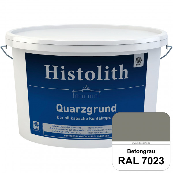 Histolith Quarzgrund (RAL 7023 Betongrau) füllende, strukturegalisierende und schwundrißverschlämmen