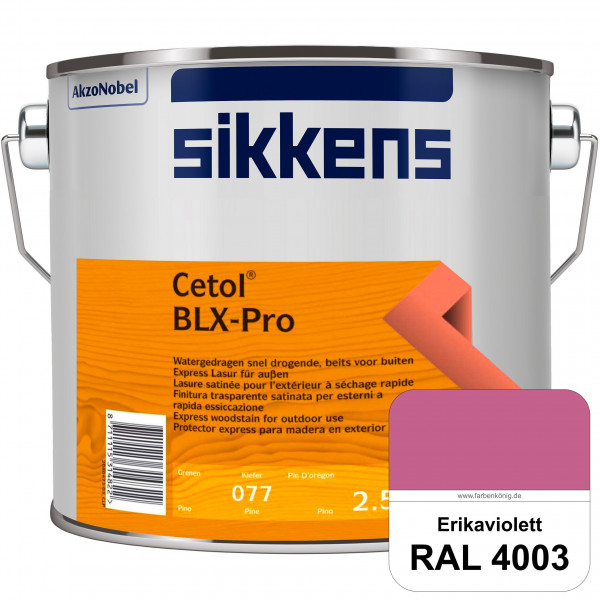 Cetol BLX-Pro (RAL 4003 Erikaviolett) Express Lasur für die Beschichtung von Holzoberflächen (außen)