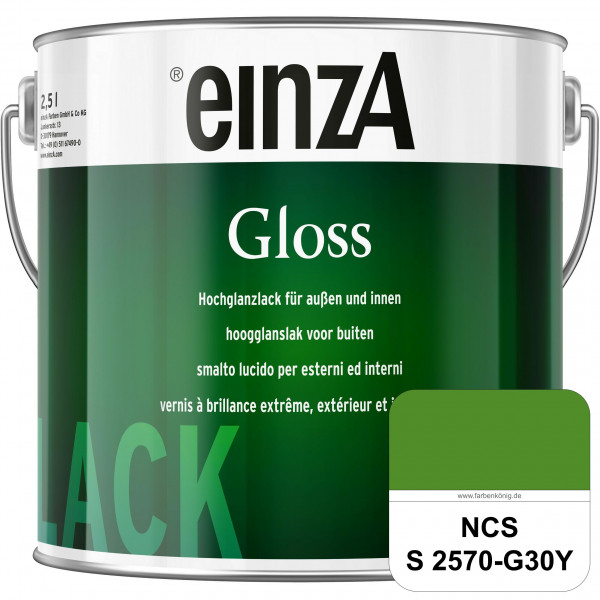 einzA Gloss (NCS S 2570-G30Y) Hochwertiger Alkydharzlack in Premium-Qualität, hochglänzend.