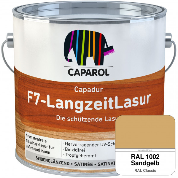 Capadur F7-LangzeitLasur (RAL 1002 Sandgelb)