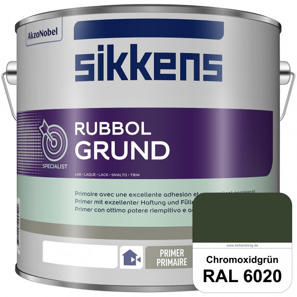 Rubbol Grund (RAL 6020 Chromoxidgrün) Seidenmatte Grund- und Zwischenbeschichtung auf Kunstharzbasis