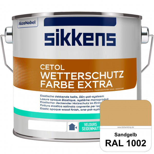 Cetol Wetterschutzfarbe Extra (RAL 1002 Sandgelb)