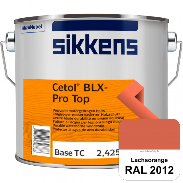 Cetol BLX-Pro Top (RAL 2012 Lachsorange) Seidenglänzende & wasserdampfdurchlässige Dickschichtlasur