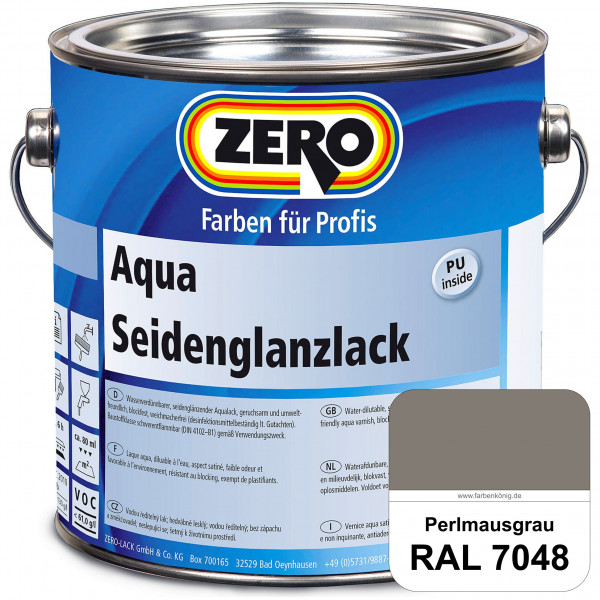 Aqua Seidenglanzlack (RAL 7048 Perlmausgrau)