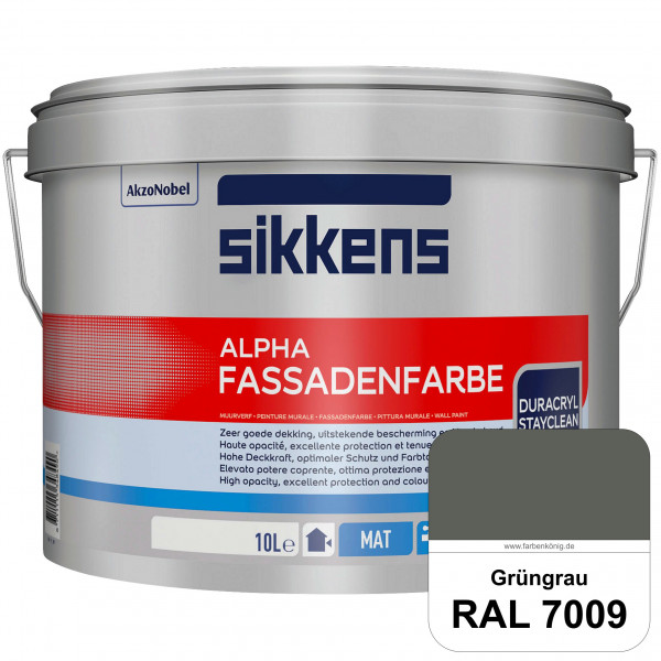 Alpha Fassadenfarbe (RAL 7009 Grüngrau)