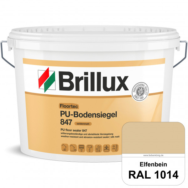 Floortec PU-Bodensiegel ELF 847 (RAL 1014 Elfenbein) seidenmatt, witterungsbeständig, außen & innen