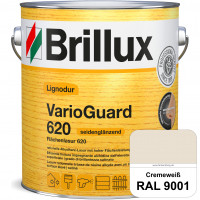 Lignodur VarioGuard 620 (Flächenlasur 620) RAL 9001 Cremeweiß