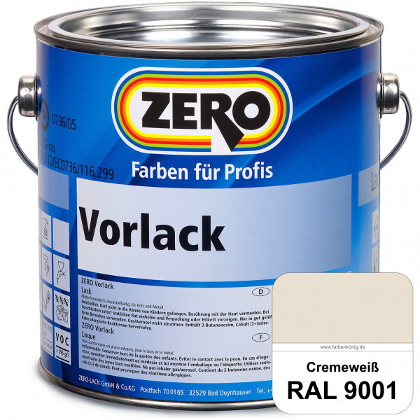 Vorlack (RAL 9001 Cremeweiß)