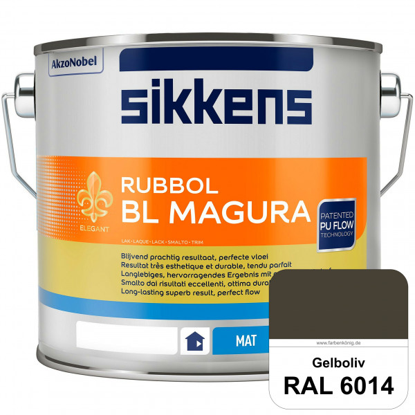 Rubbol BL Magura (RAL 6014 Gelboliv) matter PU-Lack (wasserbasiert) innen & außen