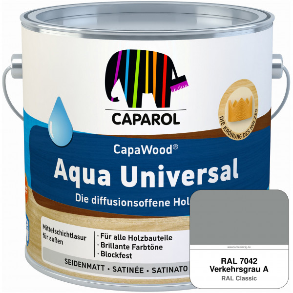 CapaWood® Aqua Universal (RAL 7042 Verkehrsgrau A)
