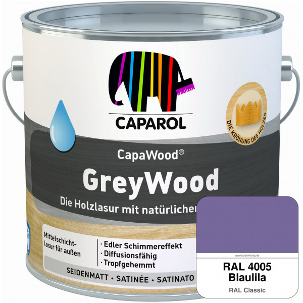 CapaWood® GreyWood (RAL 4005 Blaulila) - ersetzt Capadur GreyWood