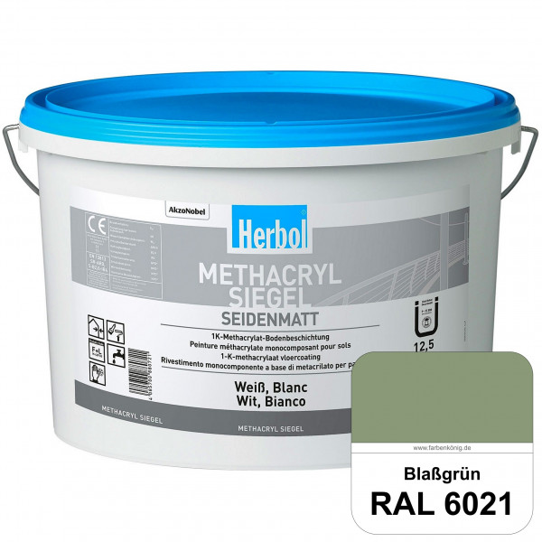 Methacryl Siegel (RAL 6021 Blassgrün) seidenmatte 1K-Beschichtung Böden (Innen & Außen)