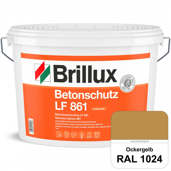 Betonschutz LF 861 (RAL 1024 Ockergelb) Wetterbeständige Lasur für mineralischen Untergründen z. B.