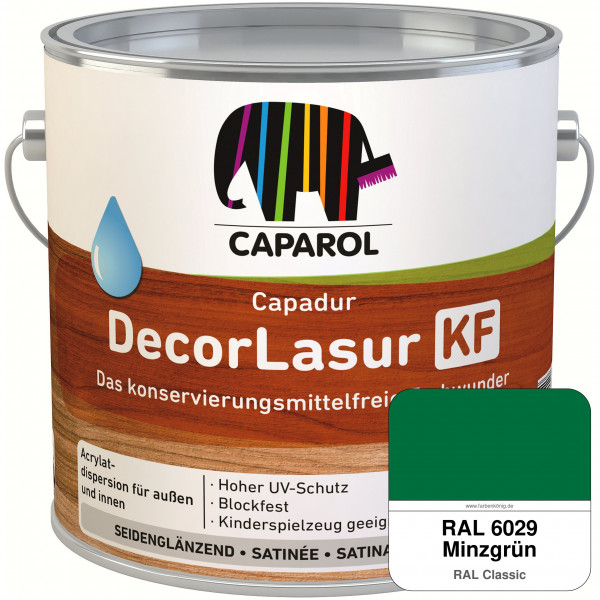 Caparol Capadur DecorLasur KF (RAL 6029 Minzgrün)