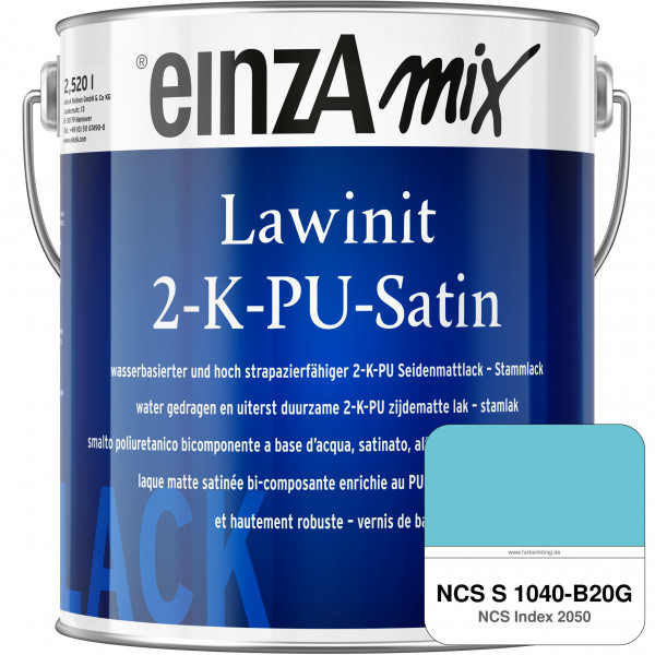 einzA Lawinit 2-K-PU Satin Stammlack (NCS S 1040-B20G)