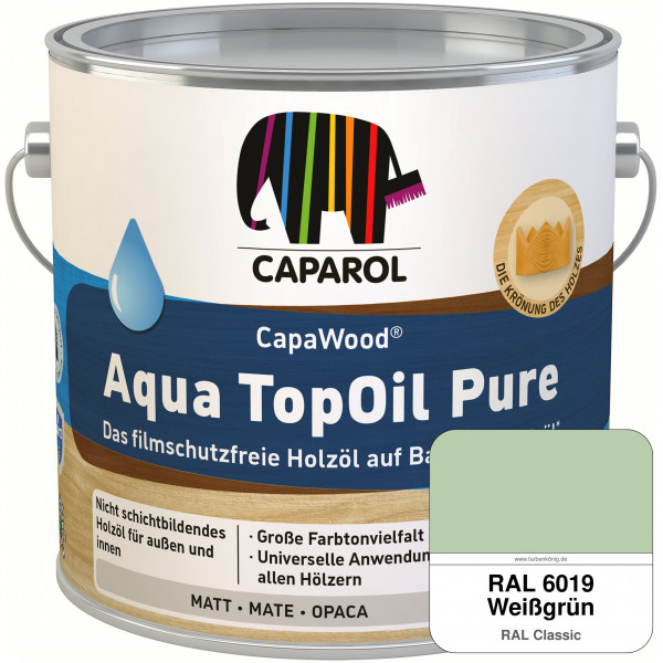 CapaWood® AquaTopOil Pure (RAL 6019 Weißgrün) - ersetzt CapaGreen Holz-Öl Aqua
