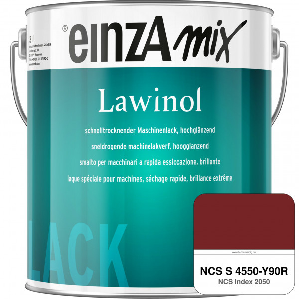 einzA Lawinol hochglänzend (NCS S 4550-Y90R)