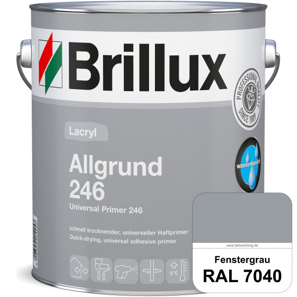 Lacryl Allgrund 246 (RAL 7040 Fenstergrau) Grundierung für Acryl- und Alkydharzlacken auf Holz, Zink