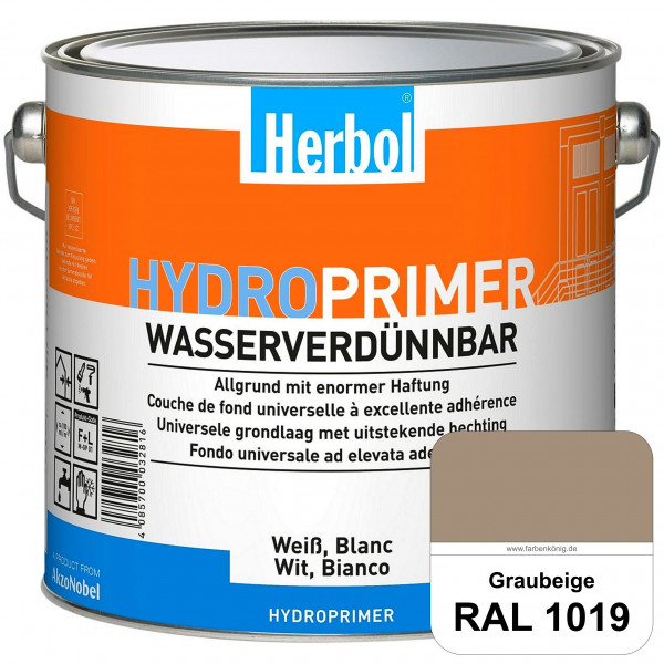 Hydroprimer (RAL 1019 Graubeige) wasserverdünnbare Allgrund (Innen&Außen)