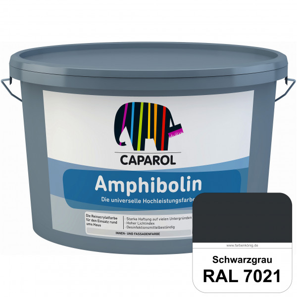Amphibolin (RAL 7021 Schwarzgrau) Universalfarbe auf Reinacrylbasis innen & außen