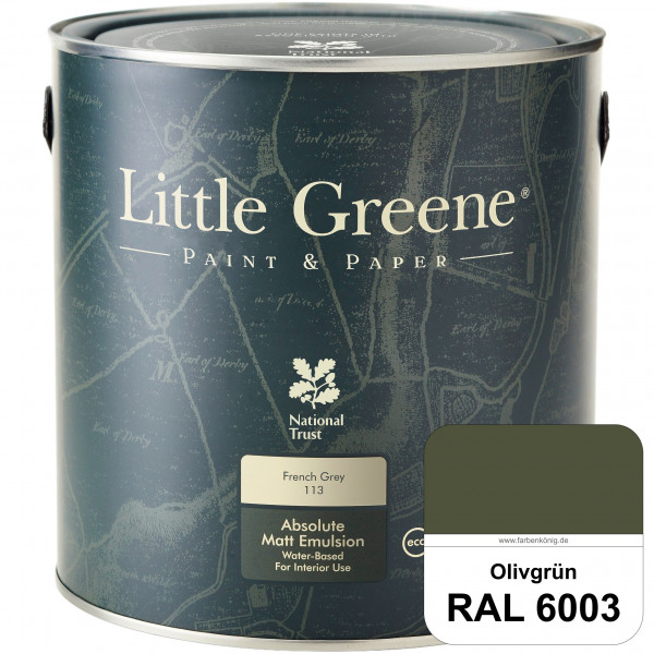 Absolute Matt Emulsion (B-Ware) - 2,5 Liter (RAL 6003 Olivgrün - RAL-Classic)