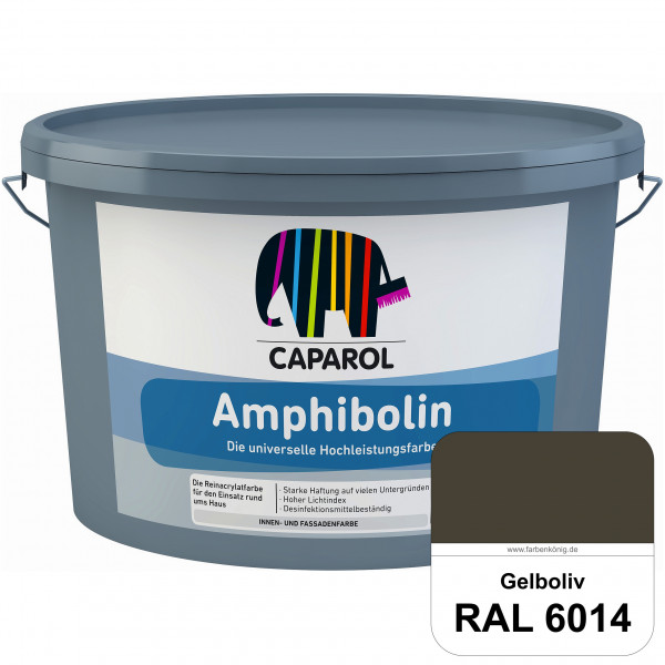 Amphibolin (RAL 6014 Gelboliv) Universalfarbe auf Reinacrylbasis innen & außen