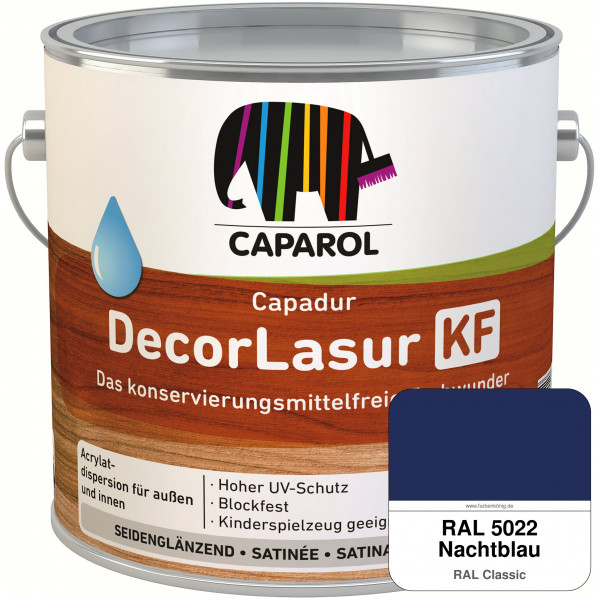 Caparol Capadur DecorLasur KF (RAL 5022 Nachtblau)