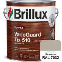 Lignodur VarioGuard Tix 510 (Gel-Lasur 510) RAL 7032 Kieselgrau