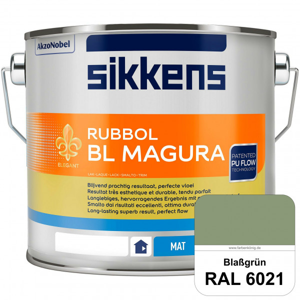 Rubbol BL Magura (RAL 6021 Blassgrün) matter PU-Lack (wasserbasiert) innen & außen