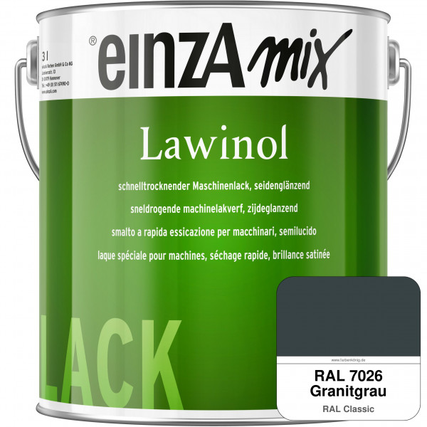 einzA Lawinol seidenglänzend (RAL 7026 Granitgrau)