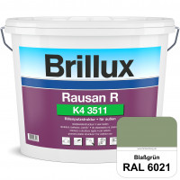 Rausan R K4 3511 (RAL 6021 Blassgrün) Organisch gebundener Rillenputz für wetterbeständige Oberfläch