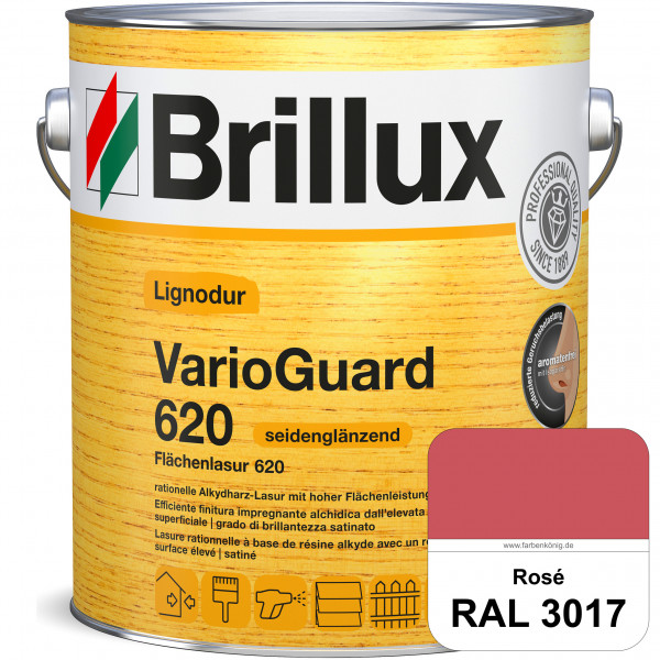 Lignodur VarioGuard 620 (Flächenlasur 620) RAL 3017 Rosa